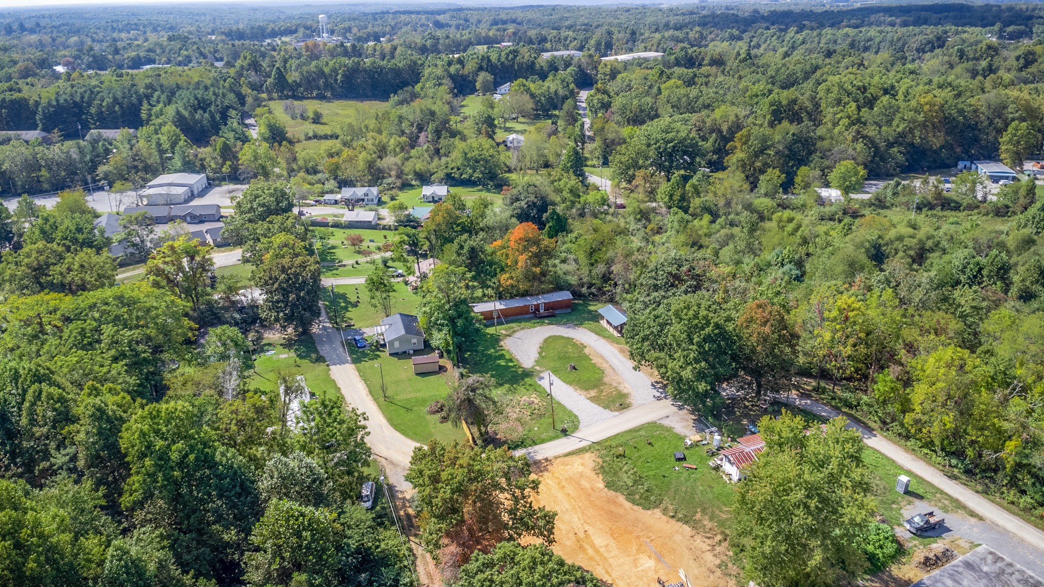 131 Maynard Avenue Jamestown, TN 38556 - Photo 45 of 59 an aerial view of residential houses with outdoor space and trees