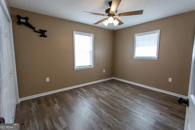 a view of wooden floor