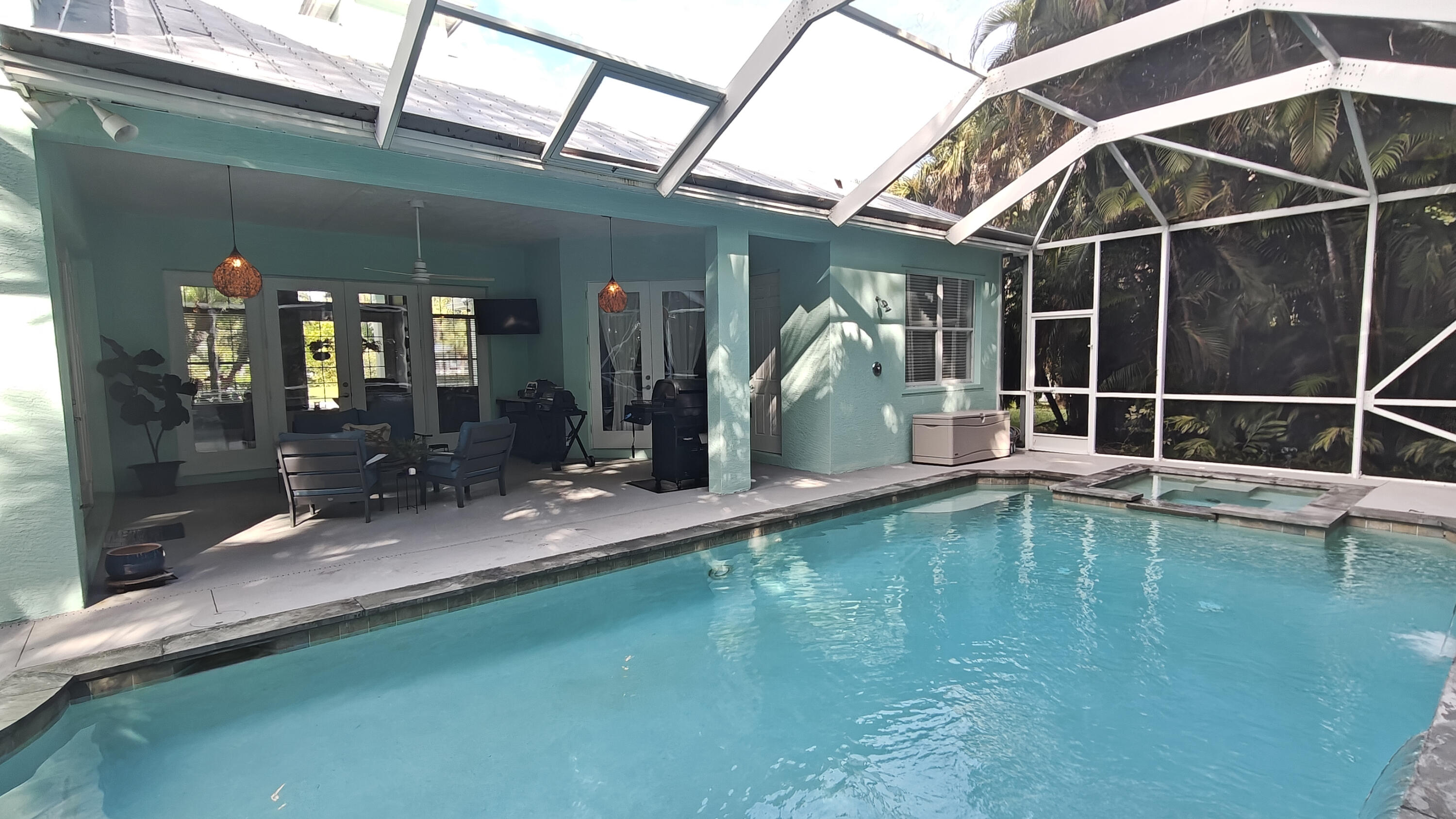 1644 Southwest Herder Road Port St. Lucie, FL 34953 - Photo 33 of 41 Pool Patio