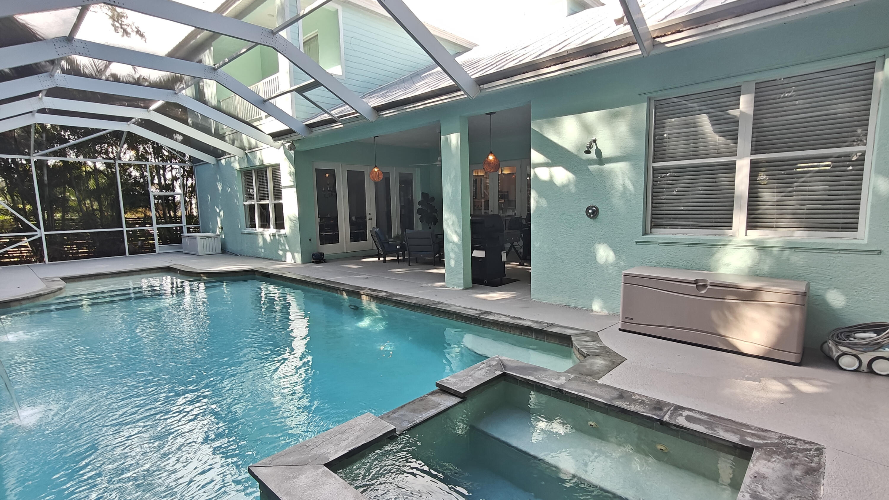 1644 Southwest Herder Road Port St. Lucie, FL 34953 - Photo 34 of 41 POOL Spa Patio