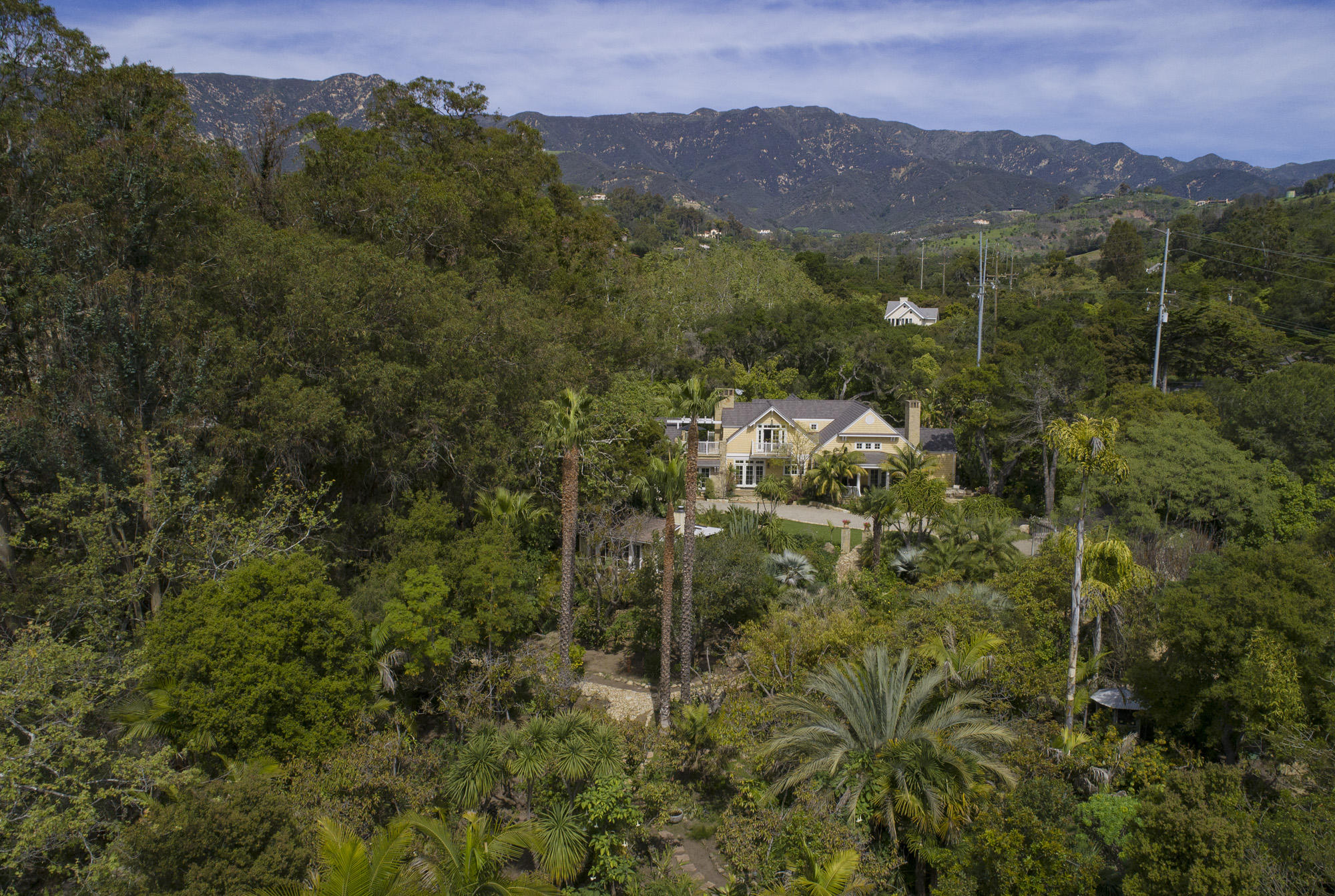 495 Toro Canyon Road Santa Barbara, CA 93108 - Photo 17 of 17 a view of a house with a mountain