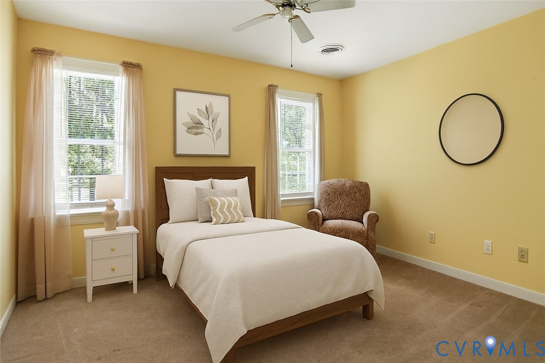 2701 Cassaway Road Midlothian, VA 23113 - Photo 28 of 47 a bedroom with a bed and a window
