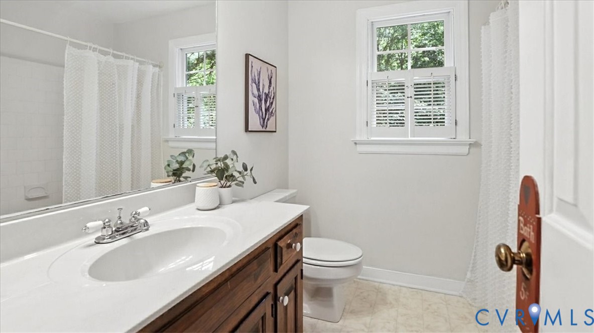 2701 Cassaway Road Midlothian, VA 23113 - Photo 30 of 47 a bathroom with a sink vanity granite and toilet