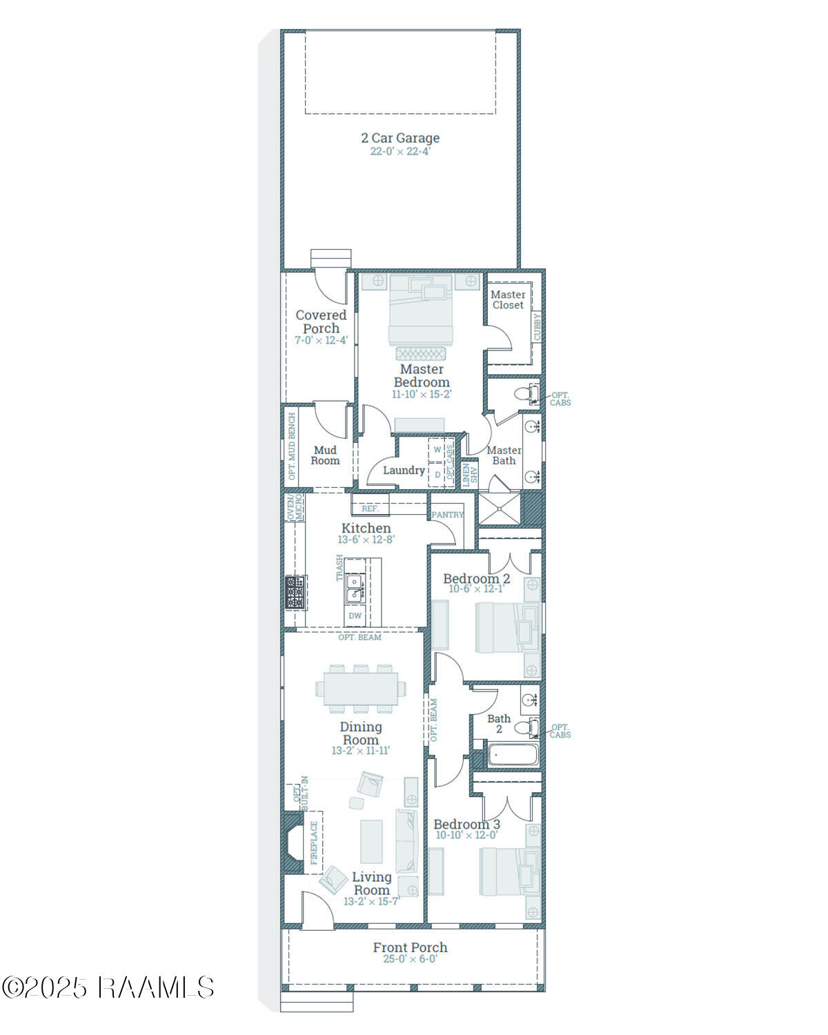 409 Bozeman Trail Scott, LA 70583 - Photo 30 of 30 Kadair-floorplan_6.1.23