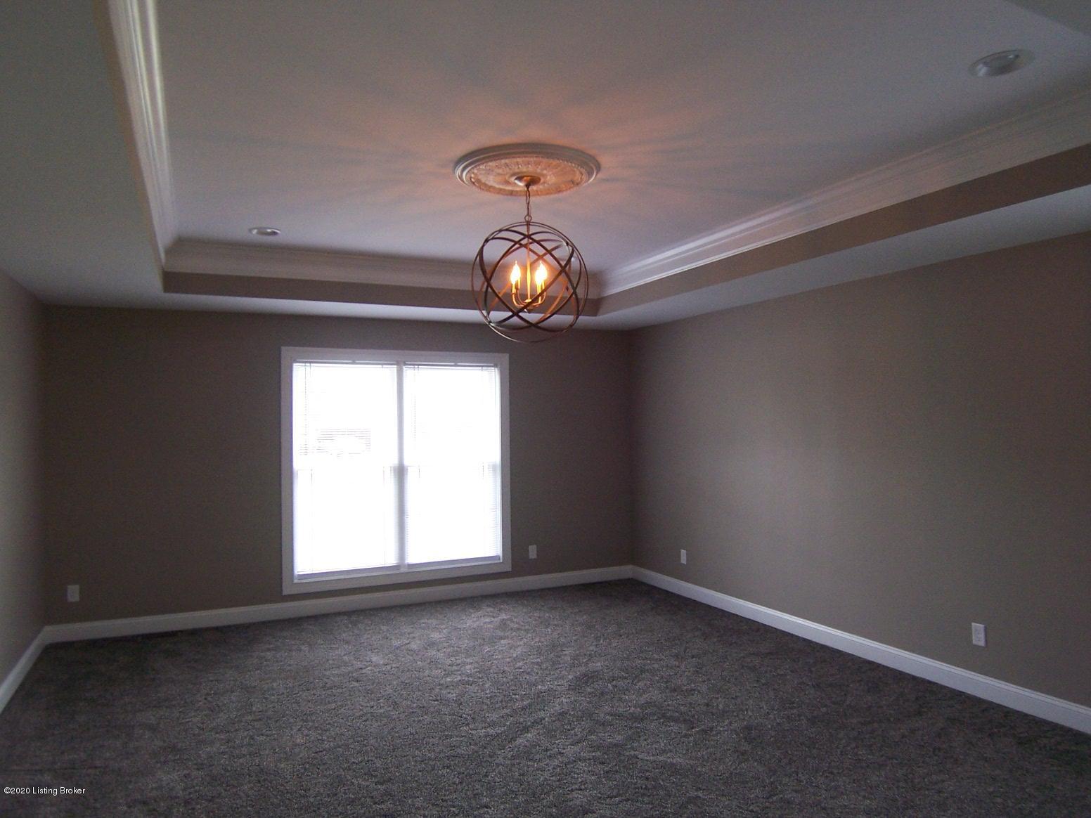 435 Ed Pile Road Bardstown, KY 40004 - Photo 13 of 35 Master Bedroom with decorative trey ceiling & recessed lighting.