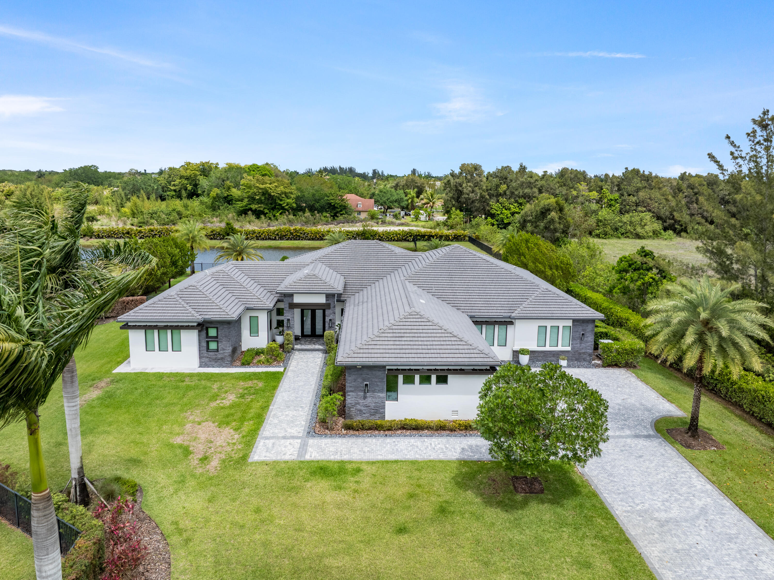 17101 Magnolia Estates Drive Southwest Ranches, FL 33331 - Photo 5 of 57 an aerial view of a house
