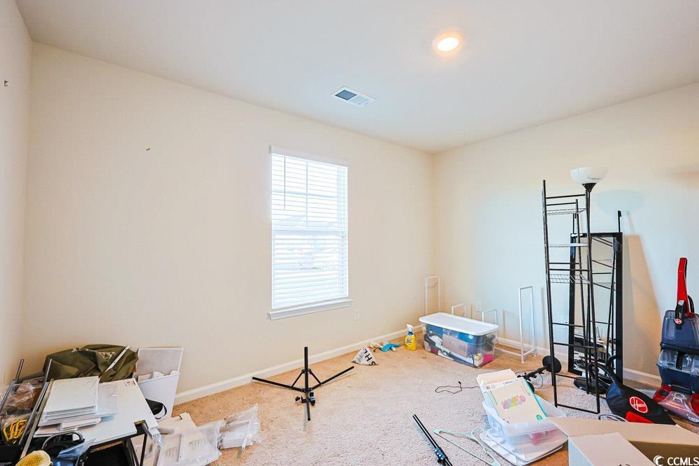 224 Jeff Waters Circle Longs, SC 29568 - Photo 20 of 30 Rec room with carpet flooring, recessed lighting, and a desk