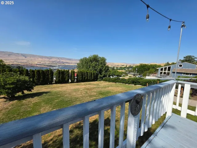 front view of a building with a yard