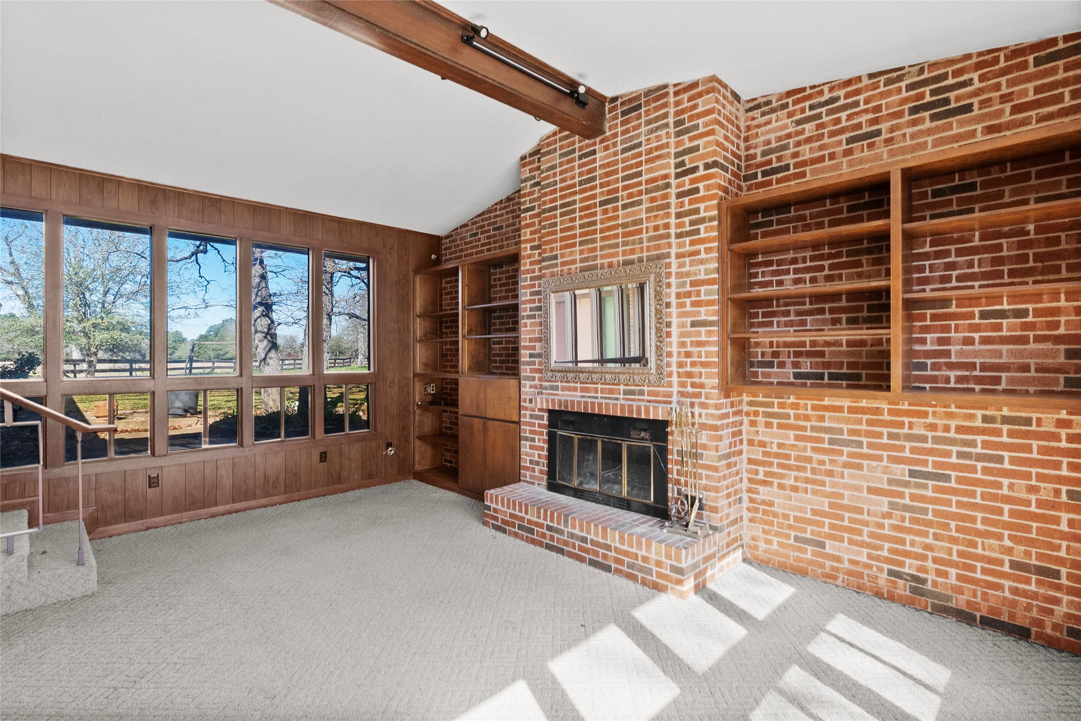 16121 Fm 2620 Road Bedias, TX 77831 - Photo 4 of 28 a view of livingroom with furniture and fire place