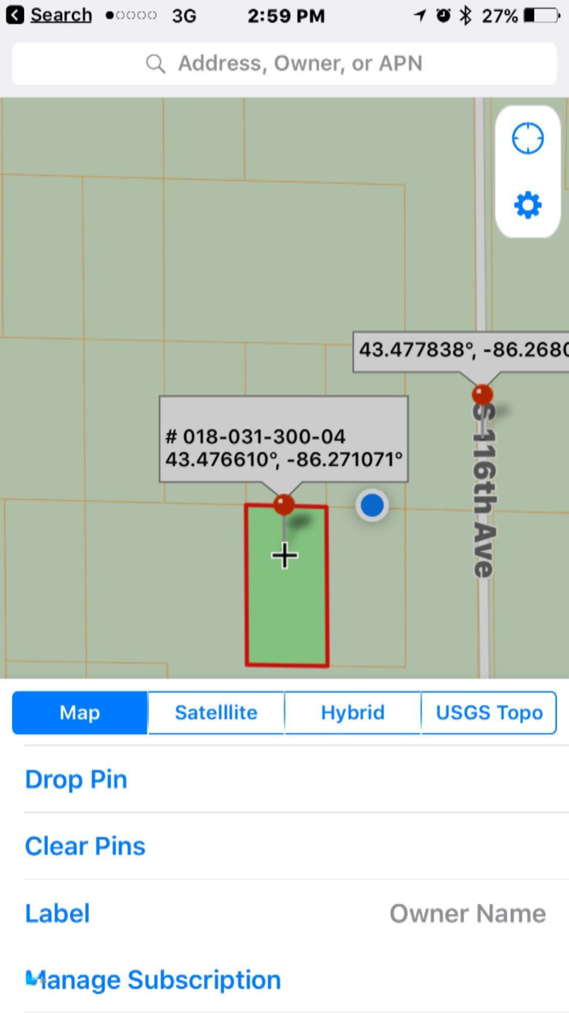 9145 South 116th Rothbury, MI 49452 - Photo 16 of 26 Plat Map Outlining Property