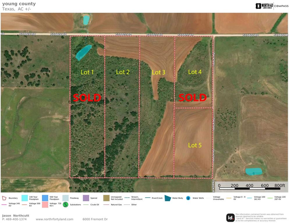 5 Taack Road Olney, TX 76374 - Photo 3 of 23 Map / location with property parcel outlined