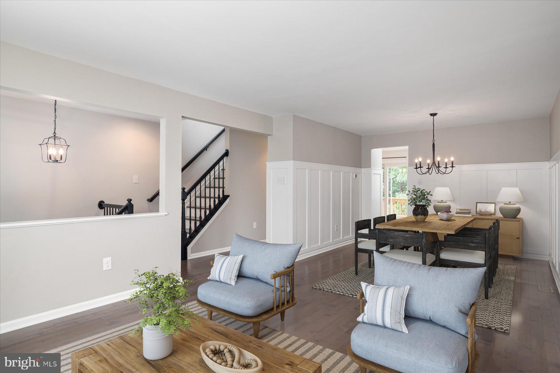 2441 Winding Ridge Road Odenton, MD 21113 - Photo 2 of 37 Living Room - Virtually Staged