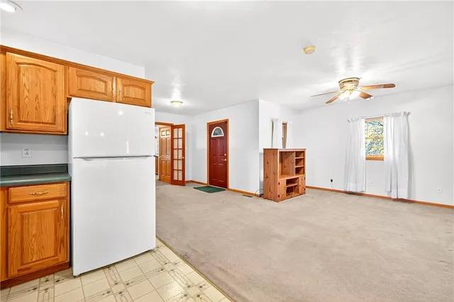 a view of an empty room