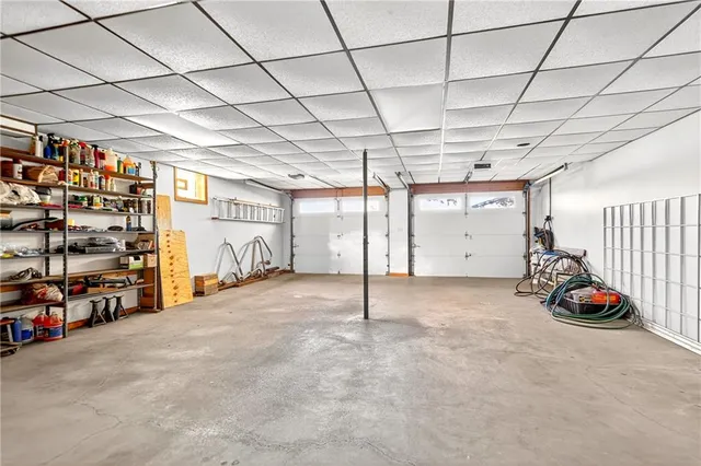 a view of a indoor basketball court