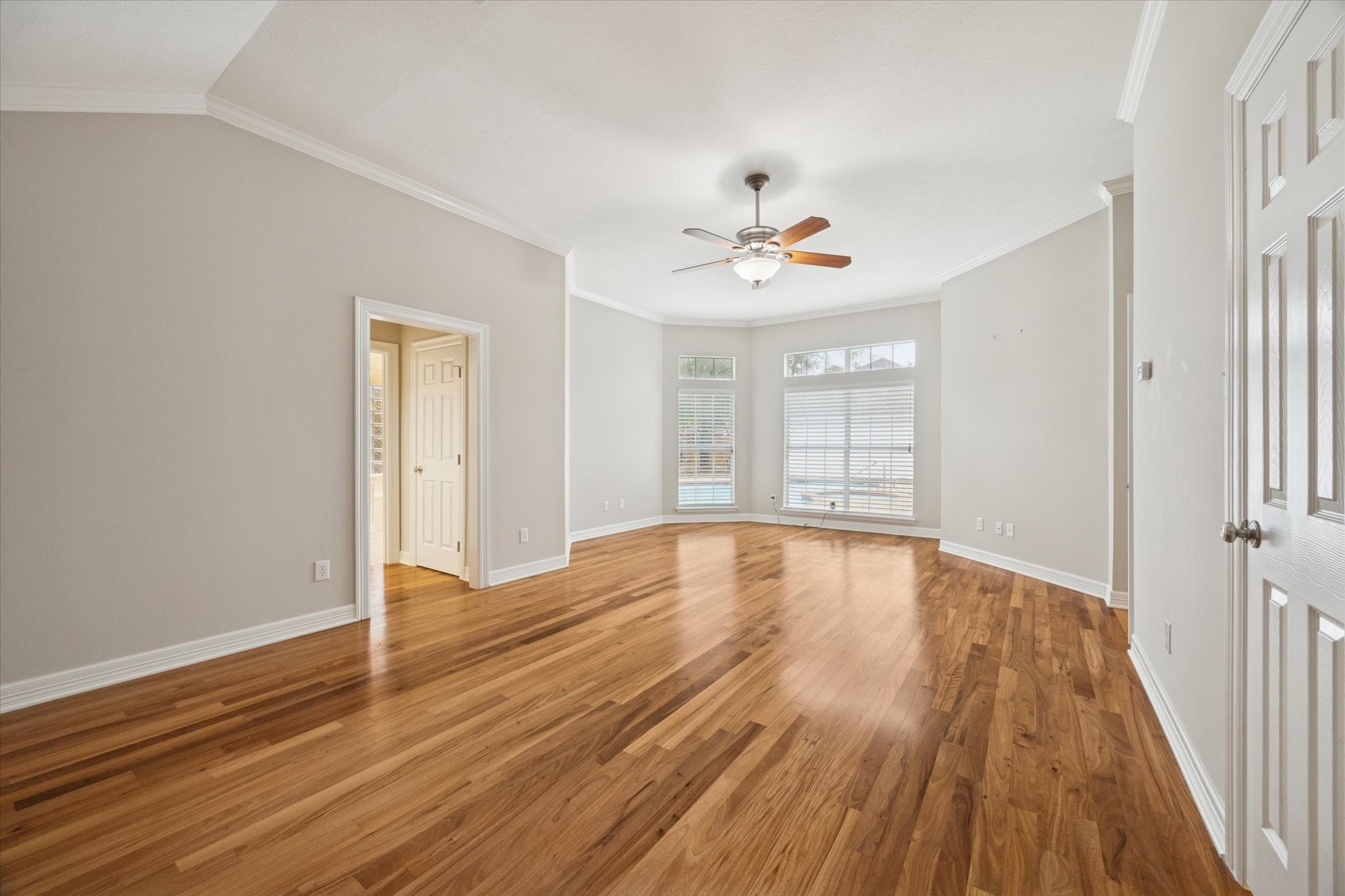 304 Scenic View Friendswood, TX 77546 - Photo 30 of 41 a view of an empty room with wooden floor and window