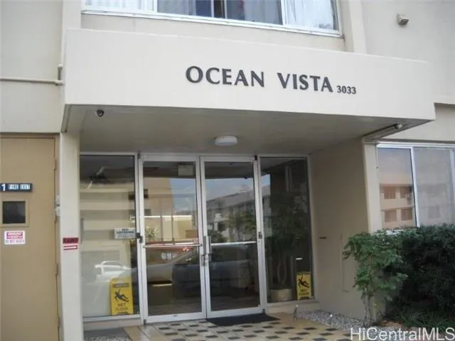 a front view of a building with entryway