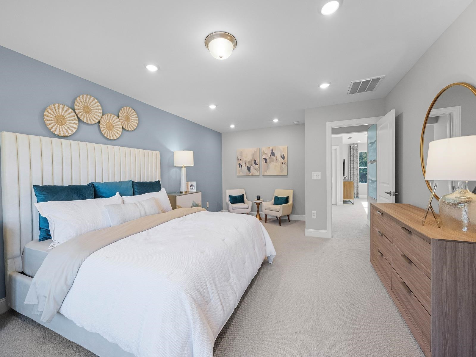 8317 Aldous Way Raleigh, NC 27616 - Photo 7 of 16 a bed room with a bed and a television