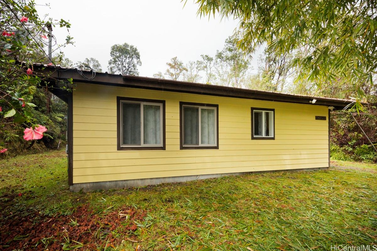 Forest-surrounded home in the Volcano area of Hawai‘i Island, set on approximately ¼ acre with easy access to nearby roadways and natural surroundings
