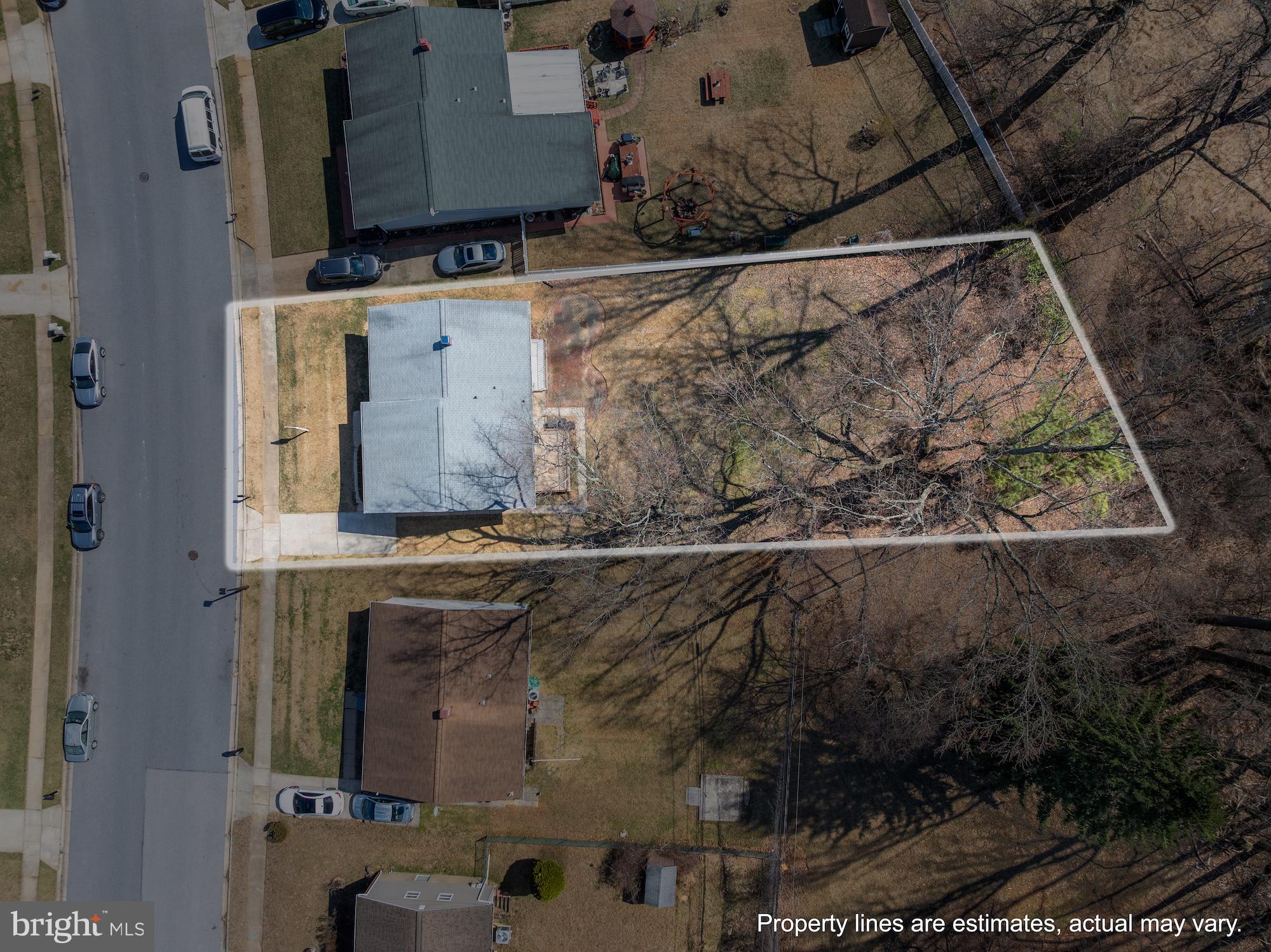 8605 Lucerne Road Randallstown, MD 21133 - Photo 28 of 30 an aerial view of residential house with outdoor space