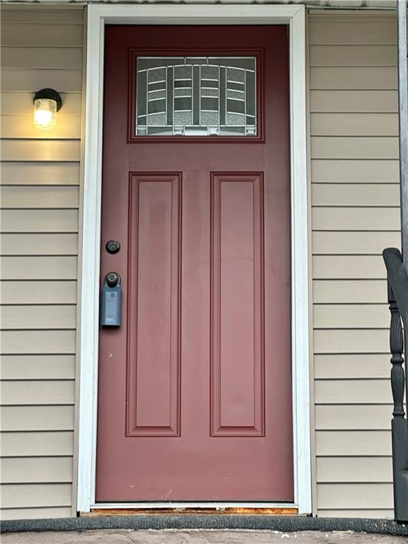 409 South Summit Street Derry, PA 15627 - Photo 2 of 47 NEWER FRONT DOOR WITH LEADED GLASS WINDOW ON TOP