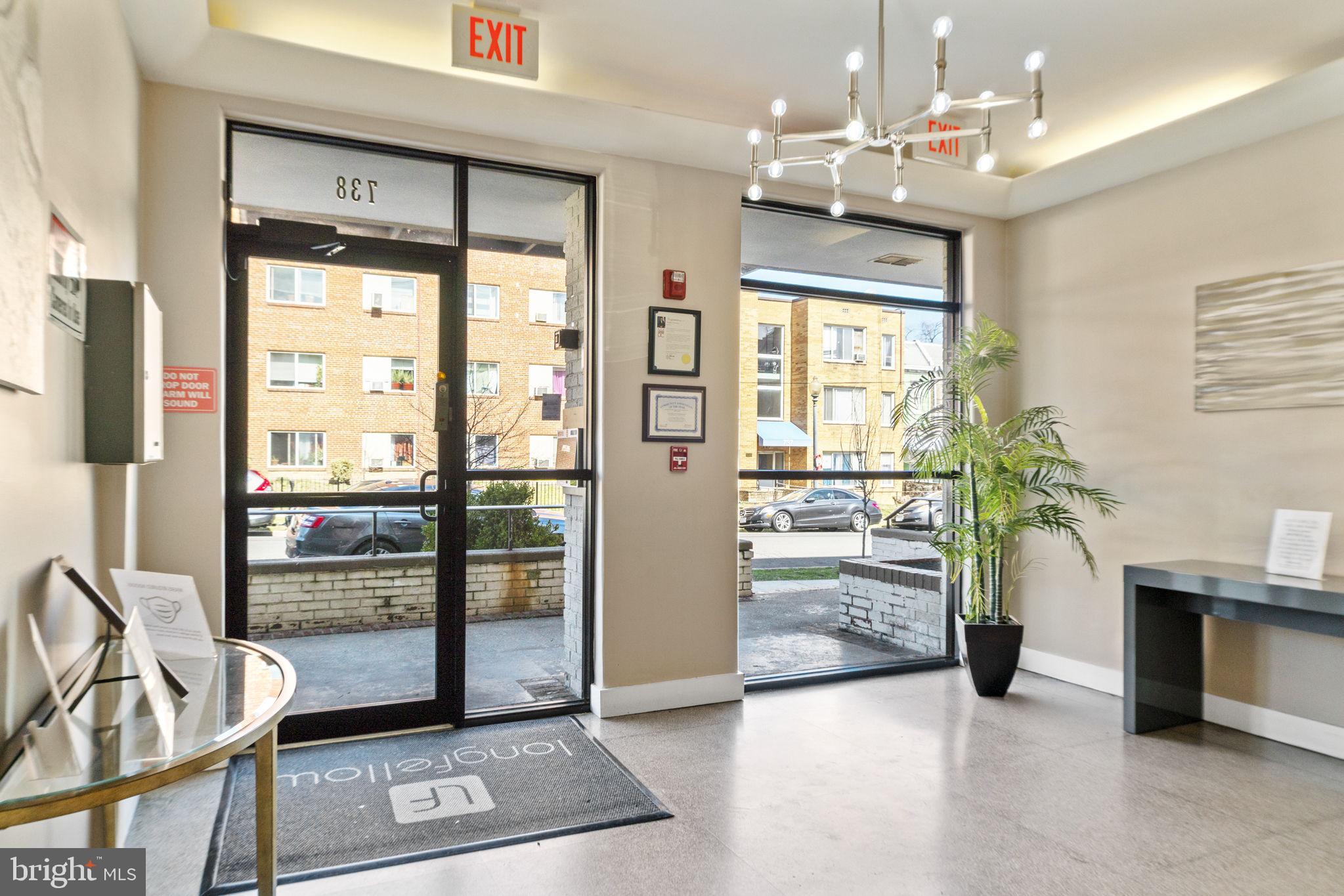 738 Longfellow Street Northwest, Unit 209 Washington, DC 20011 - Photo 19 of 21 Building lobby