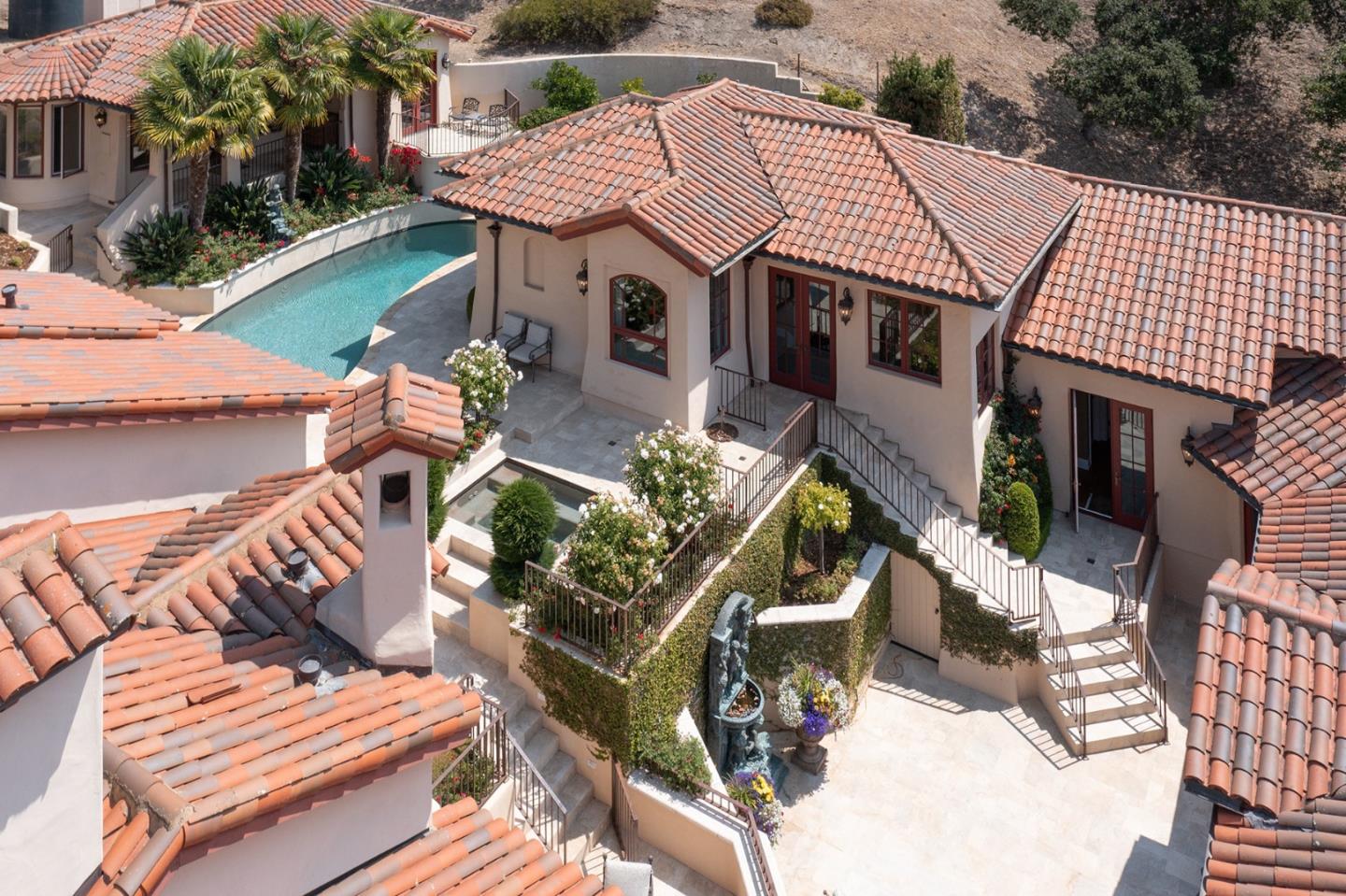 14501 Roland Canyon Road Salinas, CA 93908 - Photo 42 of 53 a aerial view of a house with a patio