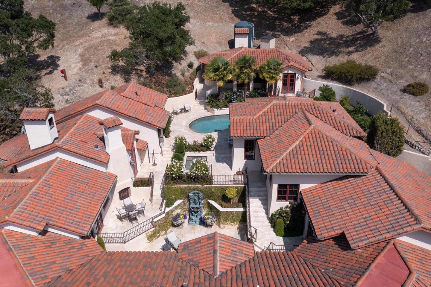 14501 Roland Canyon Road Salinas, CA 93908 - Photo 43 of 53 an aerial view of a house with balcony and patio