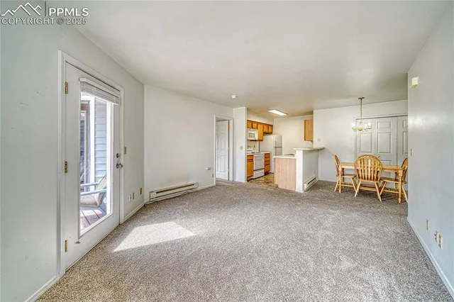 a view of a livingroom with furniture