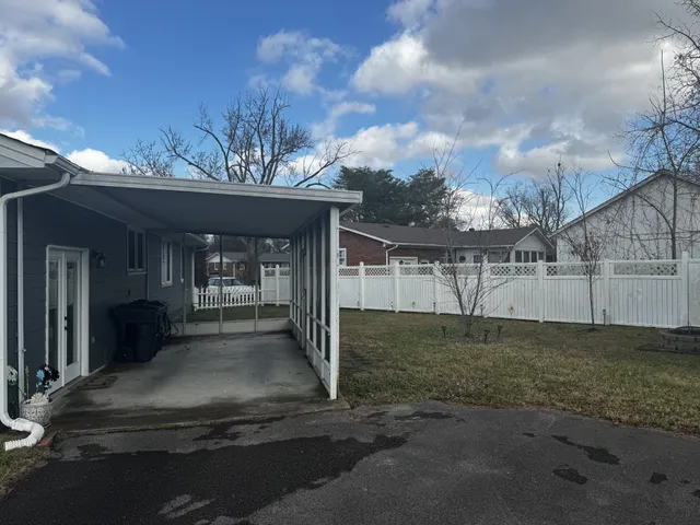 a view of a house with a outdoor space