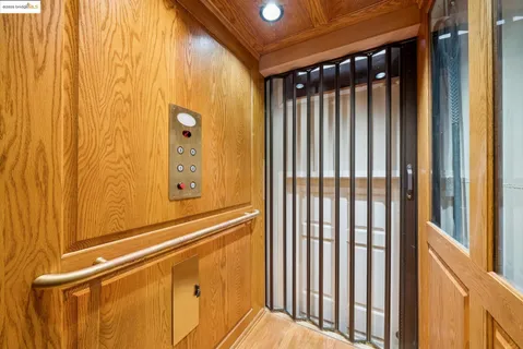 a view of a door with a door