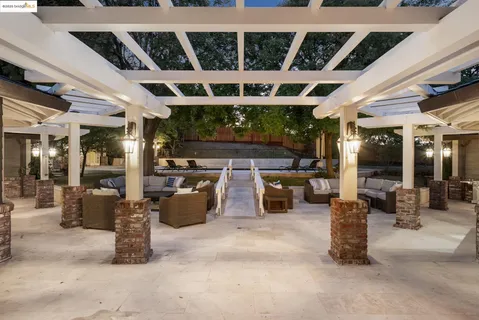 a view of a house with patio