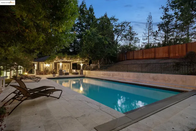 a view of outdoor space with seating area
