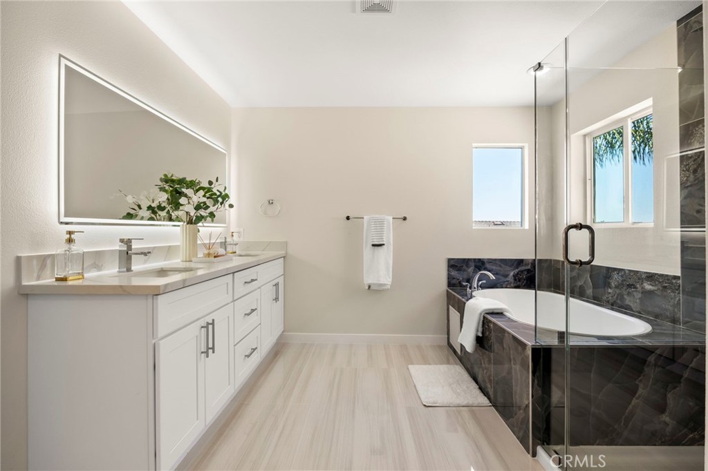 17533 Sagebrush Way Carson, CA 90746 - Photo 27 of 58 Brand New Ensuite Primary bath -