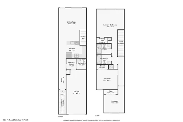 $1,695 | 4021 Preferred Place, Dallas, TX 75237