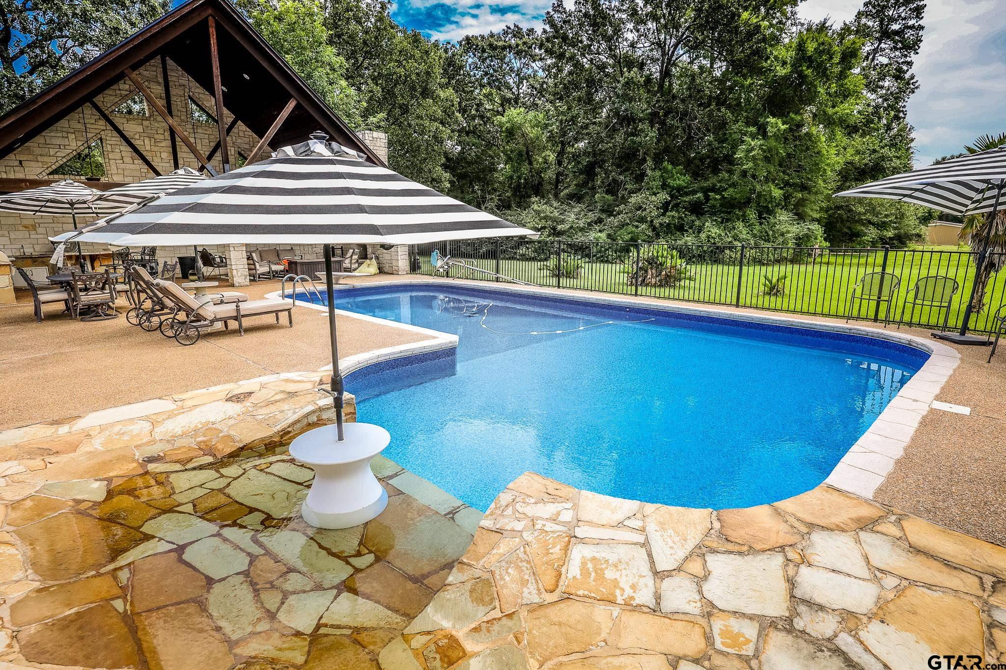 1415 West Sabine Street Carthage, TX 75633 - Photo 32 of 44 a view of outdoor space yard deck and lake view