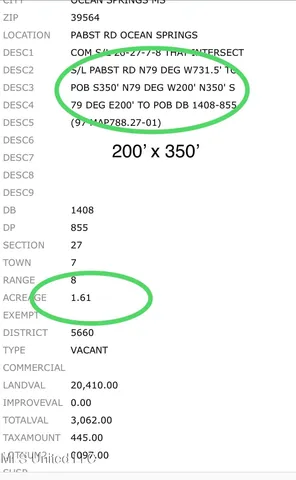 $139,900 | 0 Pabst Road, Ocean Springs, MS 39564