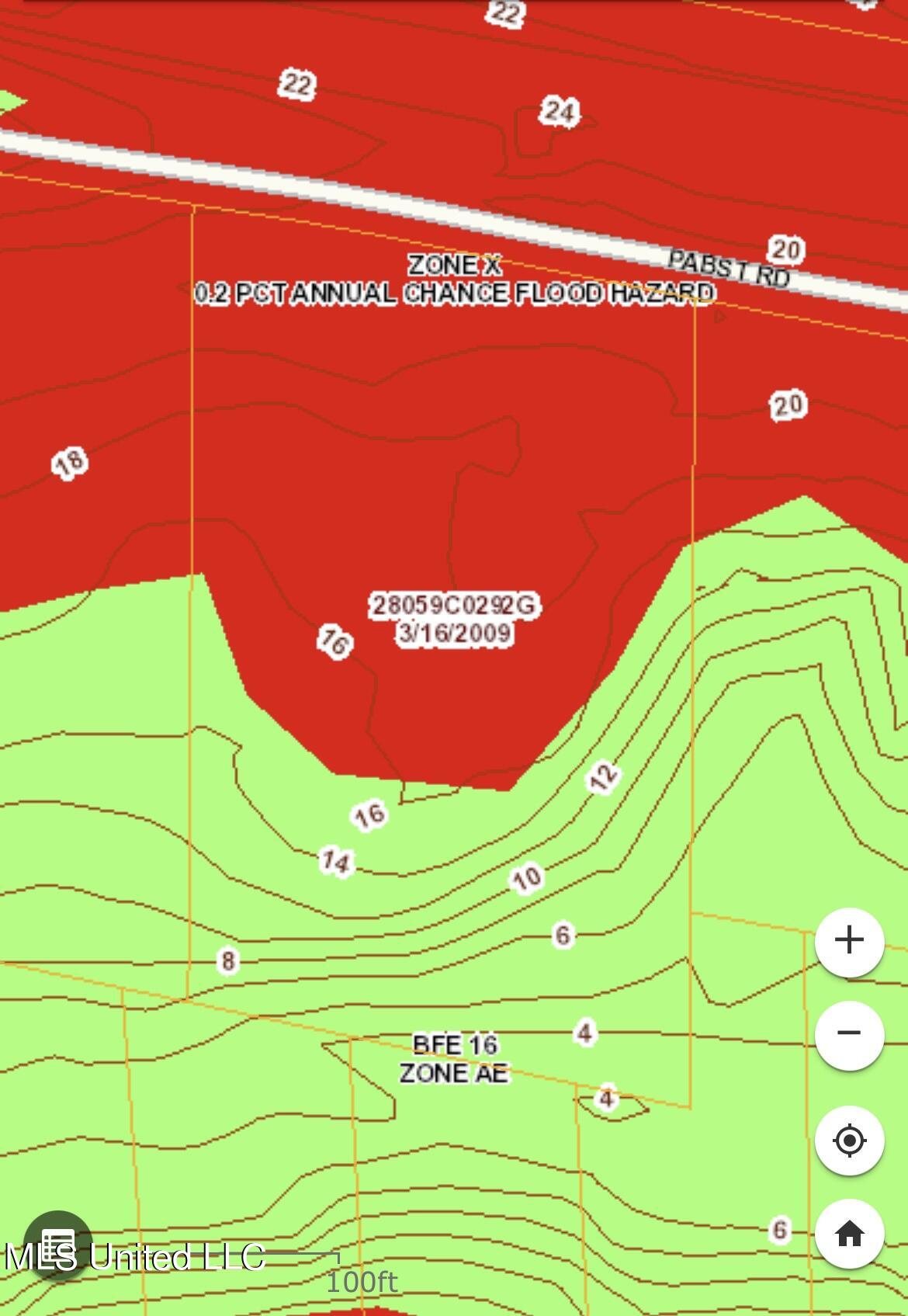 0 Pabst Road Ocean Springs, MS 39564 - Photo 10 of 24 2’ Contours