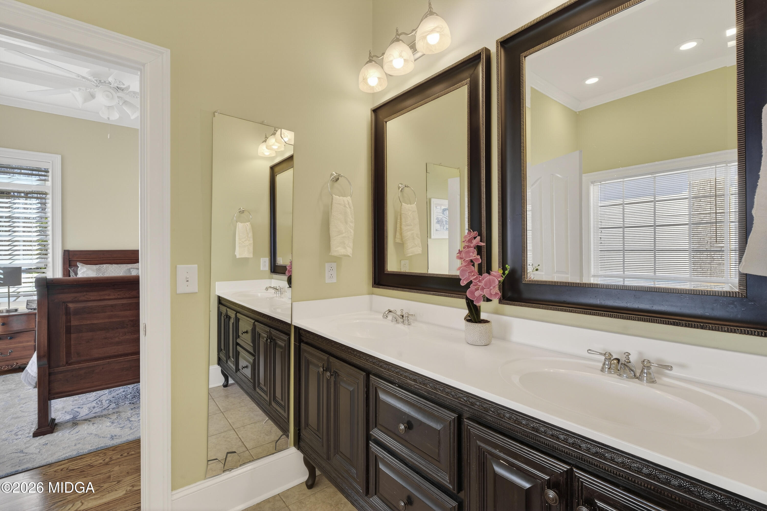 855 Tufthunter Macon, GA 31210 - Photo 32 of 87 a bathroom with a sink double vanity and a mirror