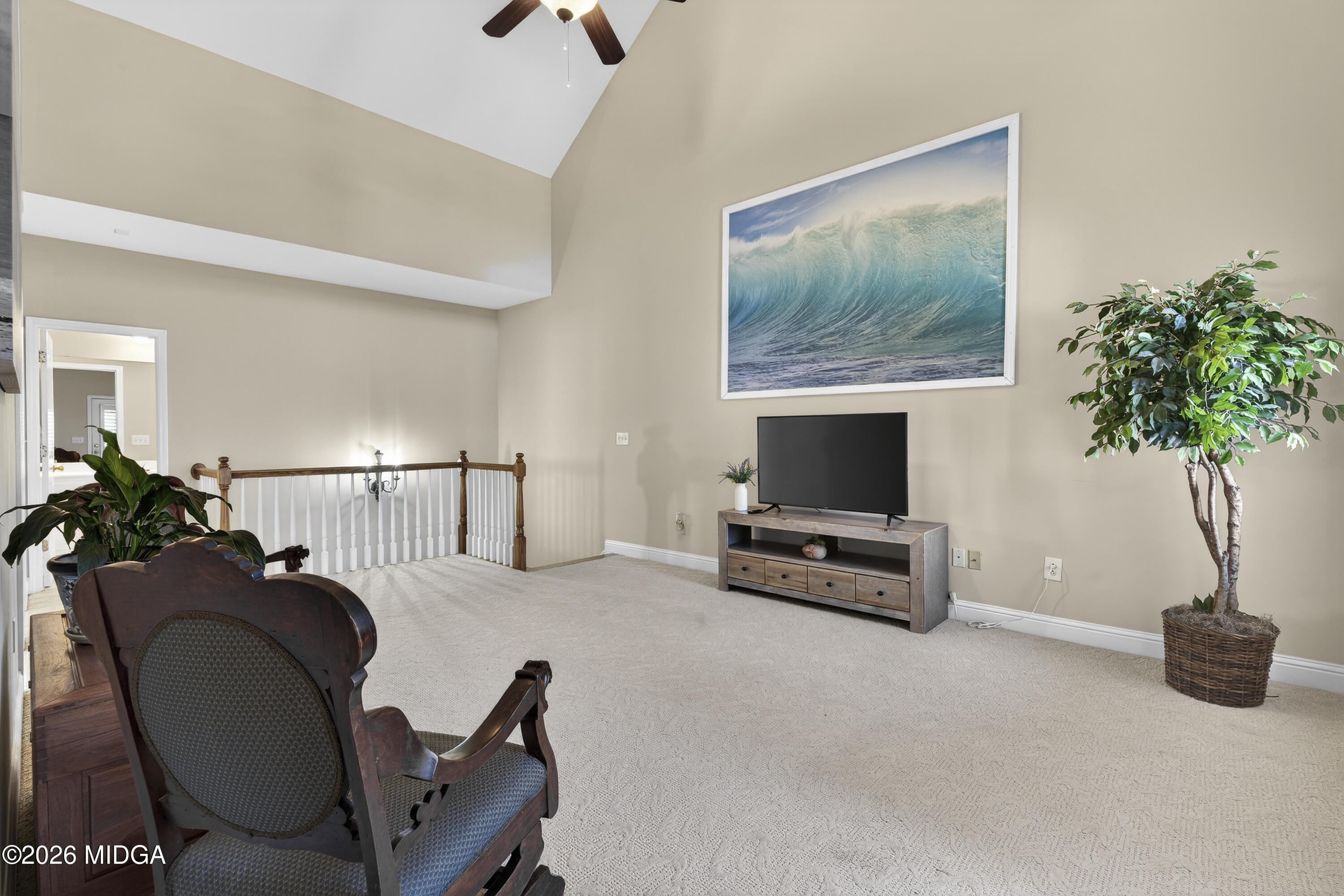 855 Tufthunter Macon, GA 31210 - Photo 51 of 86 a living room with furniture and a flat screen tv