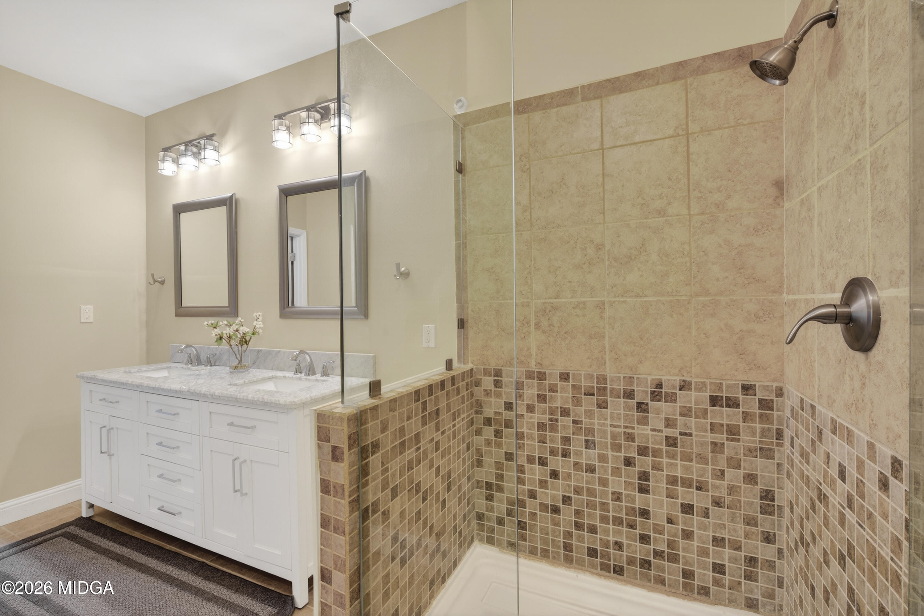 855 Tufthunter Macon, GA 31210 - Photo 57 of 87 a bathroom with a sink a toilet a mirror and shower