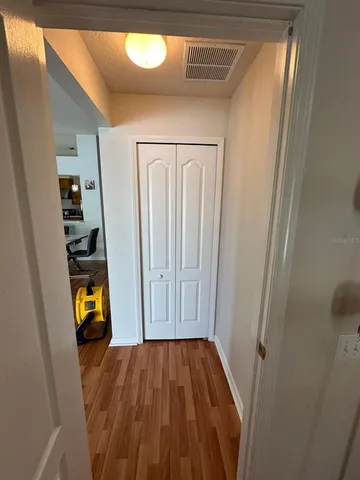 a view of an entryway door