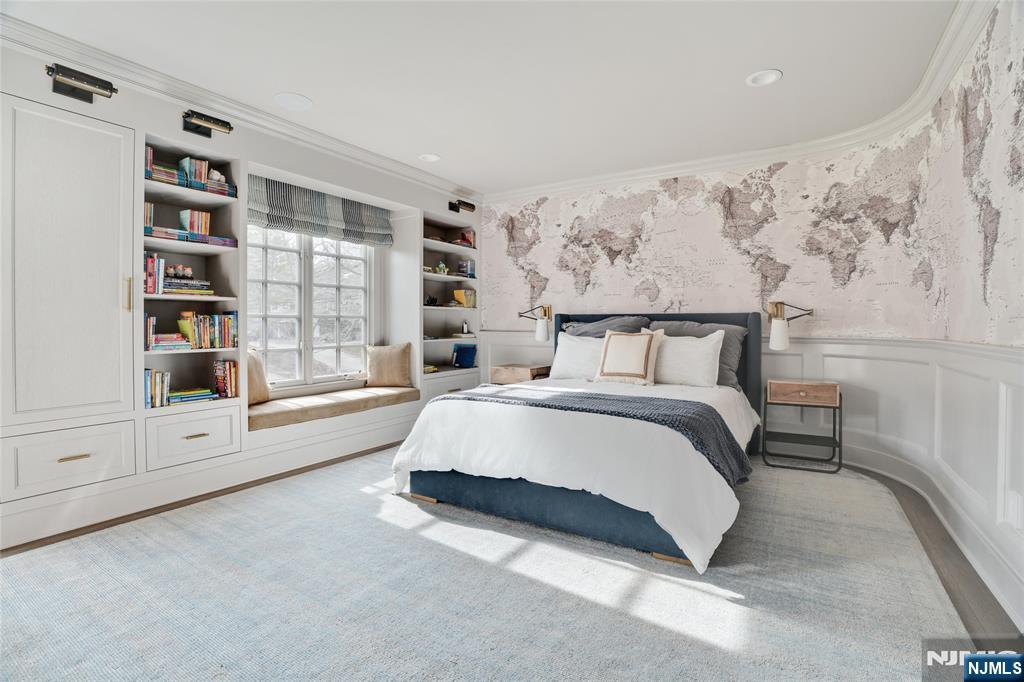 11 Hamilton Road Short Hills, NJ 07078 - Photo 36 of 50 a spacious bedroom with a bed and a large window