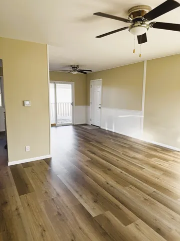 wooden floor in an empty room