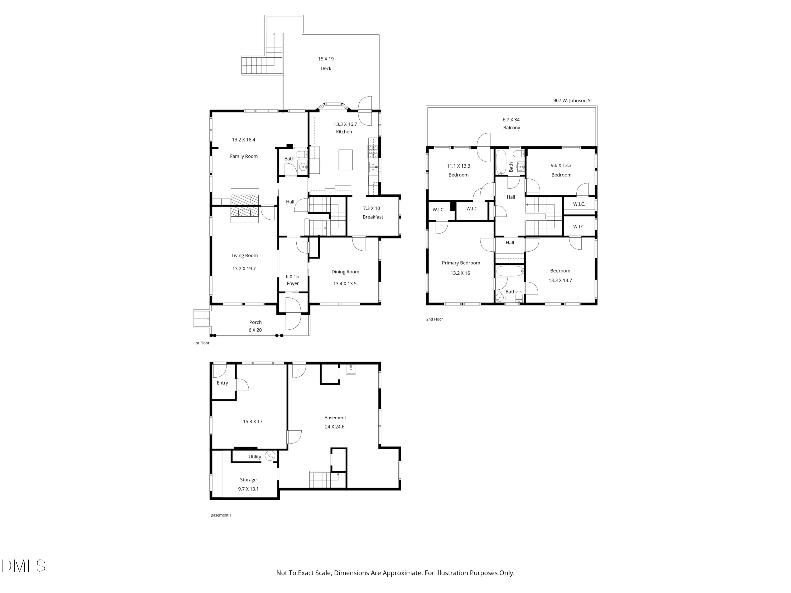 907 West Johnson Street Raleigh, NC 27605 - Photo 43 of 43 a picture of floor plan