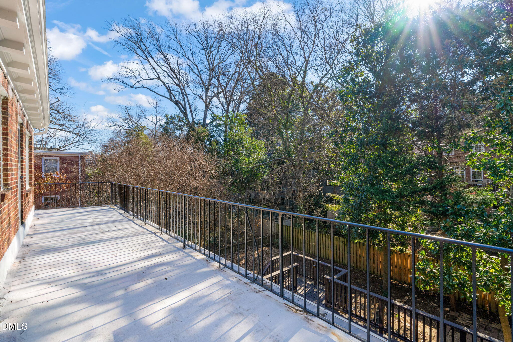 907 West Johnson Street Raleigh, NC 27605 - Photo 25 of 43 a view of balcony and yard