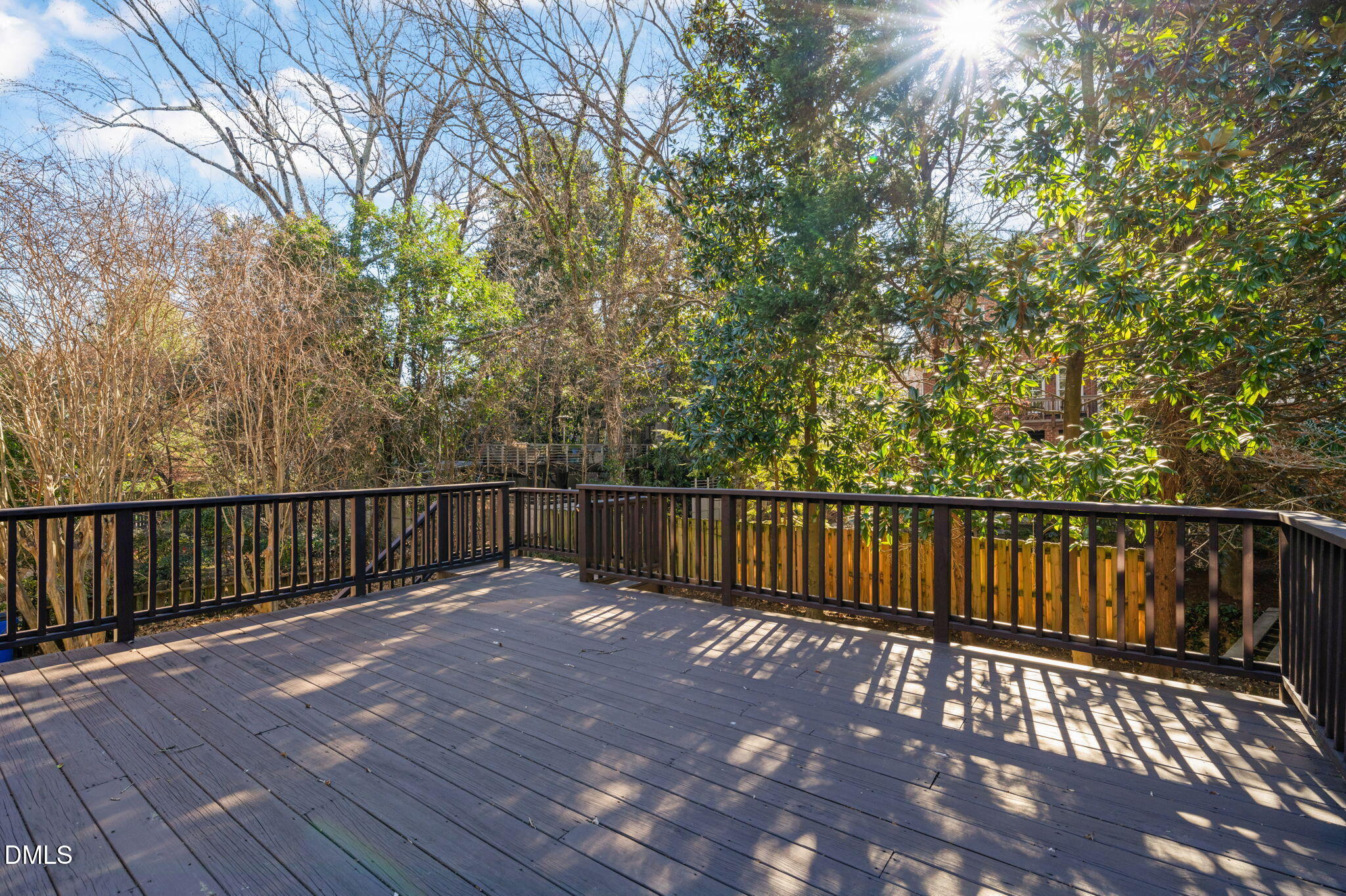 907 West Johnson Street Raleigh, NC 27605 - Photo 29 of 43 a view of balcony with wooden floor