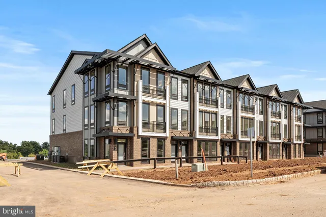 a front view of a large building