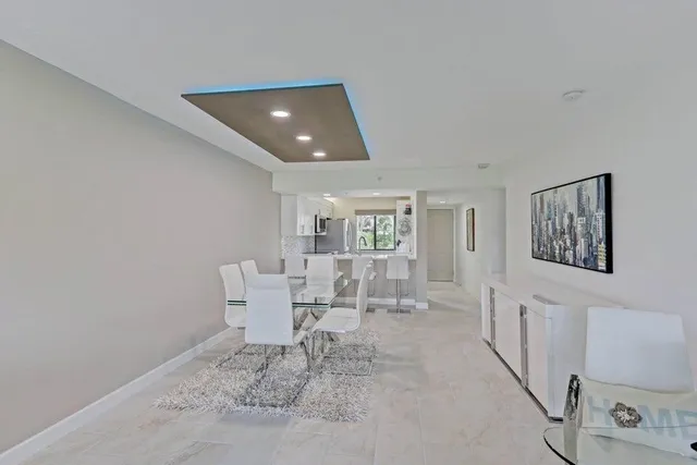 a living room with furniture and window