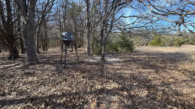 a view of a green field with wooden fence
