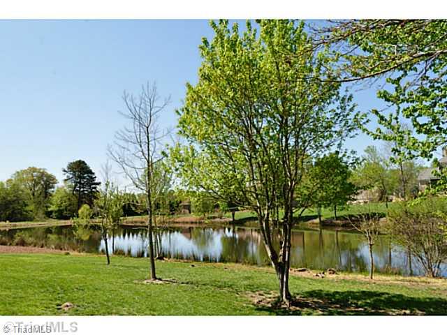 8401 Parkchester Place Oak Ridge, NC 27310 - Photo 16 of 16 View. Your view of the beautiful pond is unobstructed from just about anywhere on the back of the home.